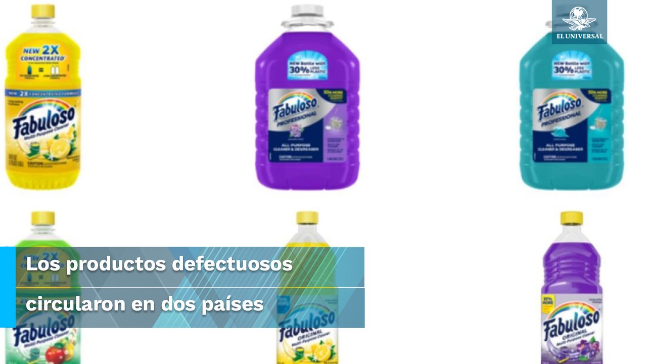¿Utilizas Fabuloso? Por bacteria retiran casi 5 millones de botellas