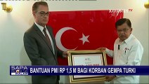 Ketua Umum PMI Jusuf Kalla Salurkan Rp1,5 M ke Korban Gempa Turki dan Suriah