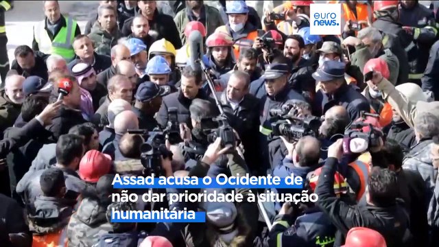 Presidente sírio critica Ocidente por manter sanções contra o país