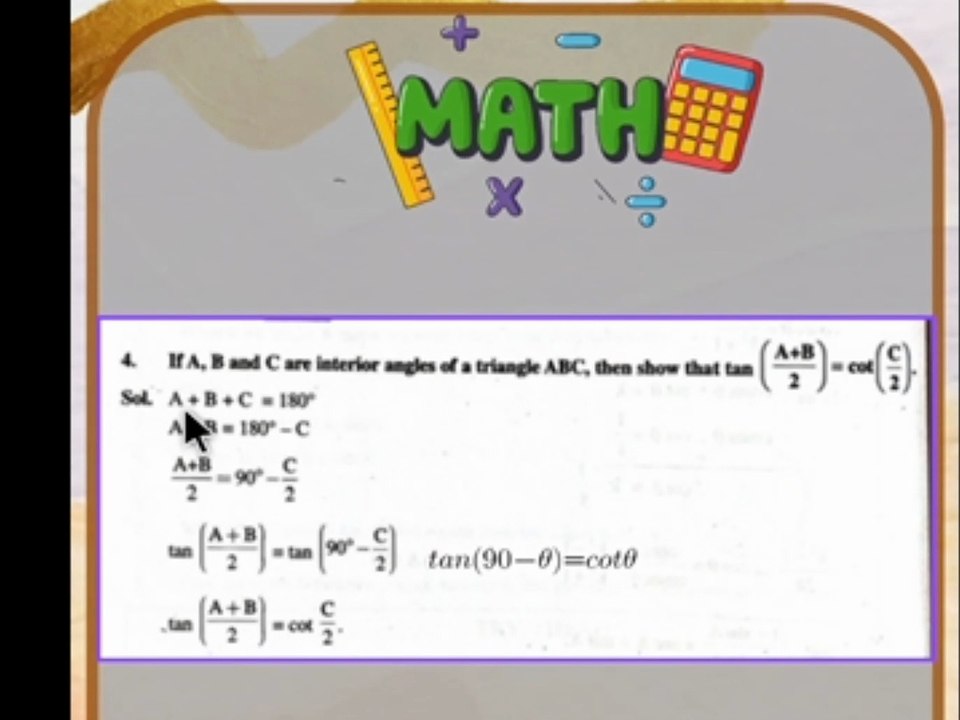 Fast track Trigonometry Q4