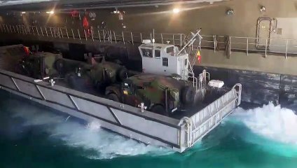 'Dédalo 23', el equipo de la Armada en Turquía: "Ya hemos repartido 20 toneladas de alimentos"