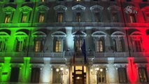 Palazzo Madama illuminato dal tricolore per il Giorno del Ricordo