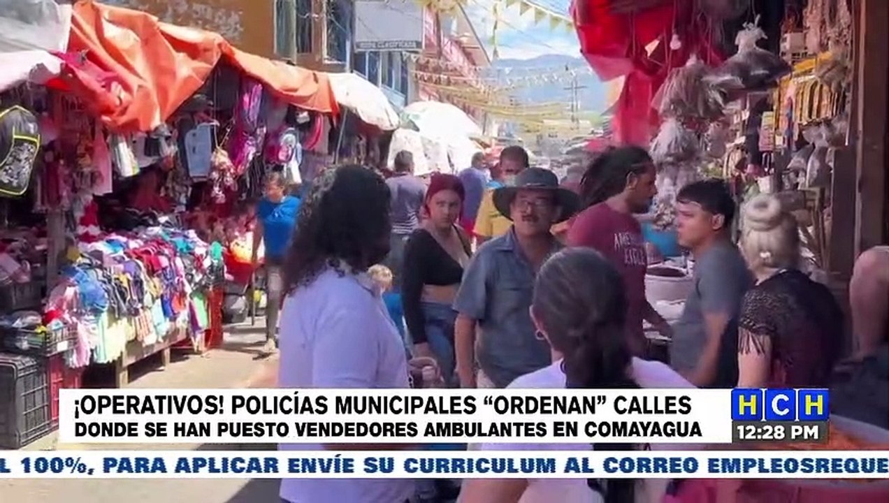 Alcaldía de Comayagua ejecuta ordenamiento en calles ocupadas por  vendedores ambulantes - Vídeo Dailymotion
