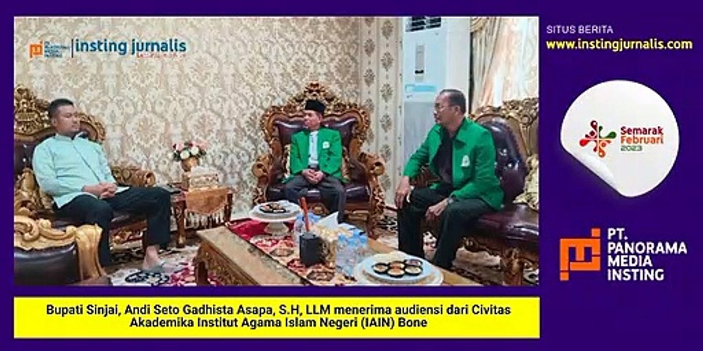 Civitas IAIN Bone Audiens ke Bupati Sinjai tentang Peralihan ke UIN Bone
