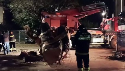 Maltempo a Palermo, altri alberi crollati e danni alle auto