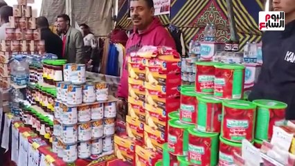 افتتاح المعرض التاسع لـ"أهلا رمضان" فى كفر الشيخ بشارع كورنيش دسوق