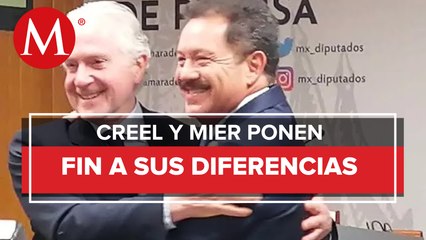 Con “abrazo de Acatempan legislativo”, Creel y Mier zanjan diferendo por militares armados