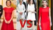 GEART! Kate & Queen Letizia both appear in nearly identical outfits; one of them is a 