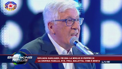 Giuliana Gagliardi, chi era la moglie di Peppino Di  la signora Faiella, età, figli, malattia, come