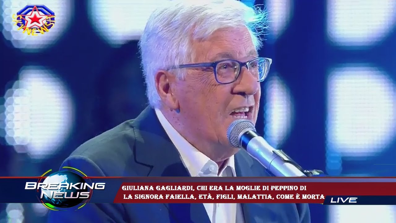 Giuliana Gagliardi, chi era la moglie di Peppino Di  la signora Faiella, età, figli, malattia, come