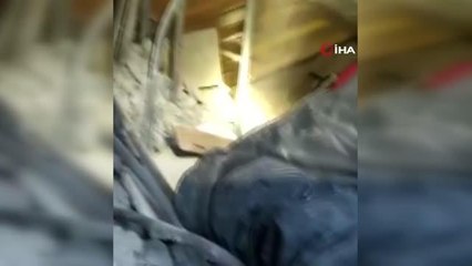 8 yaşındaki Fatma,104 saat sonra enkazdan böyle kurtarıldı