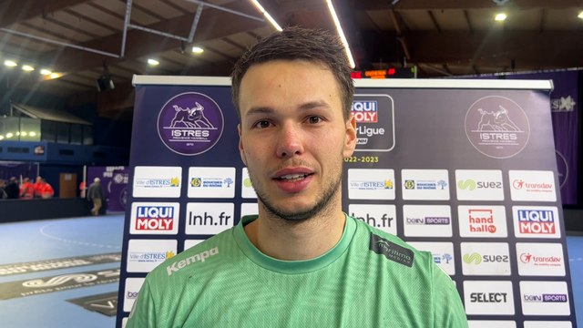 Interview maritima: Clément Gaudin après la victoire d'Istres Handball contre Saint-Raphaël