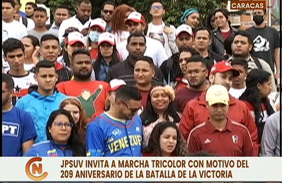 JPSUV convoca a toda la juventud venezolana a marchar el próximo 12 de febrero en Plaza Venezuela