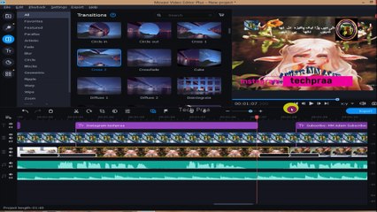 How to Add logo,move logo,add transition, save videoMovavi Tuttorial Part 2
