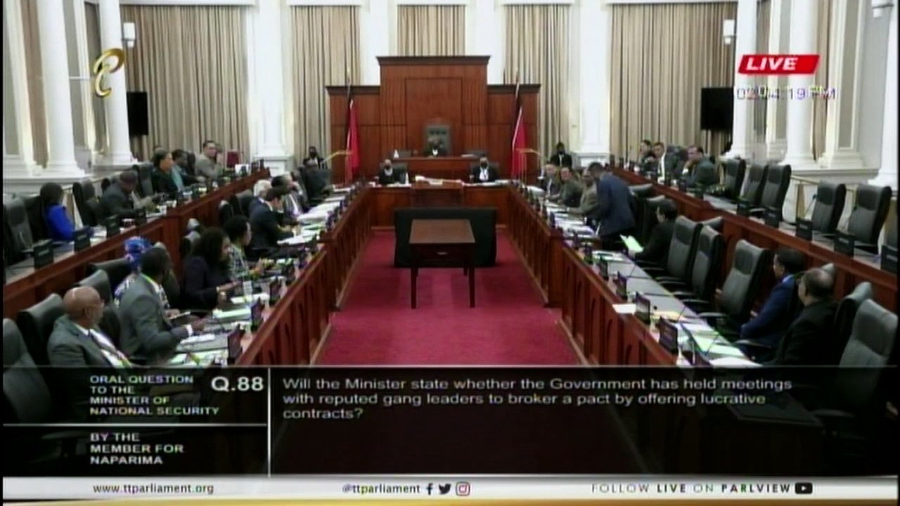 GOV'T VS OPPOSITION ON GANGS & CONTRACTS