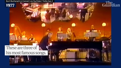 Burt Bacharach plays some of his best-loved songs