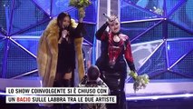 Sanremo 2023, Elodie sembra Rihanna: ruba una borsetta, poi il bacio in bocca a BigMama