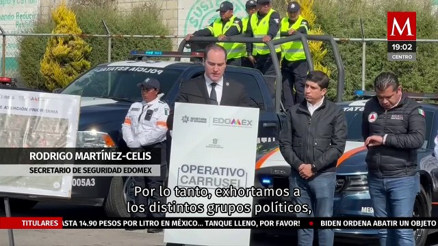 Prevé Secretaría de Seguridad conflictos entre militantes en elecciones del Edomex
