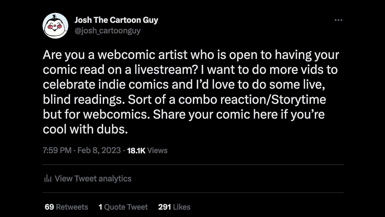 I Will Read Your Webcomic