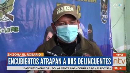 En la zona El Rosario, policías encubiertos atraparon a dos delincuentes 