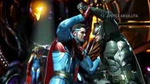 Batman tankando o Superman em Injustice 2