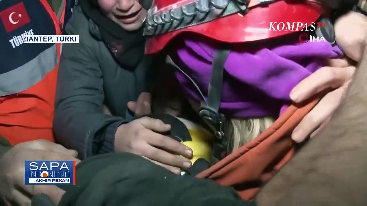 Remaja di Turki Bertahan Selama 94 Jam dalam Runtuhan Puing Akibat Gempa