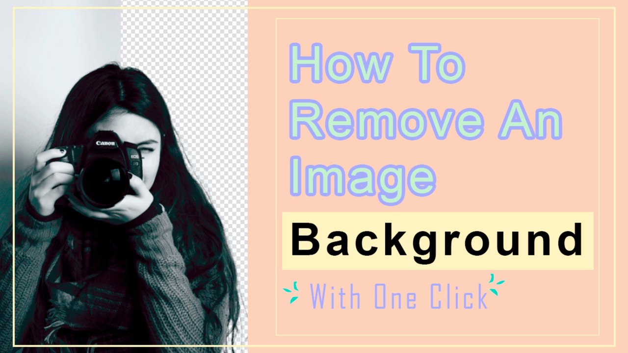 How To Remove An Image Background With One Click