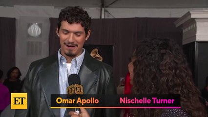 Omar Apollo's Mom GUSHES Over Him at His FIRST GRAMMYs (Exclusive)