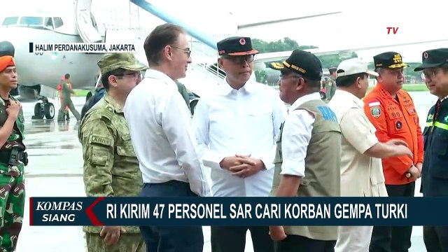 Indonesia Kirim 47 Personel SAR Cari Korban Gempa Turki dan Suriah