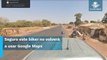 Vehículo de Google Maps  atropella a un motociclista y accidente queda registrado en la aplicación