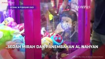 Momen Jokowi Temani Nahyan dan Sedah Mirah Bermain di Mal Medan