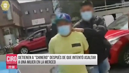 Detienen a  “chinero” que asaltó a un joven en La Merced