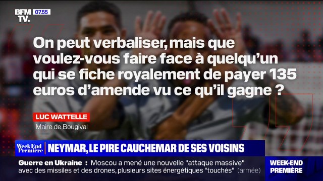Le footballeur Neymar fait vivre un cauchemar à ses voisins avec des tapages nocturnes à répétition
