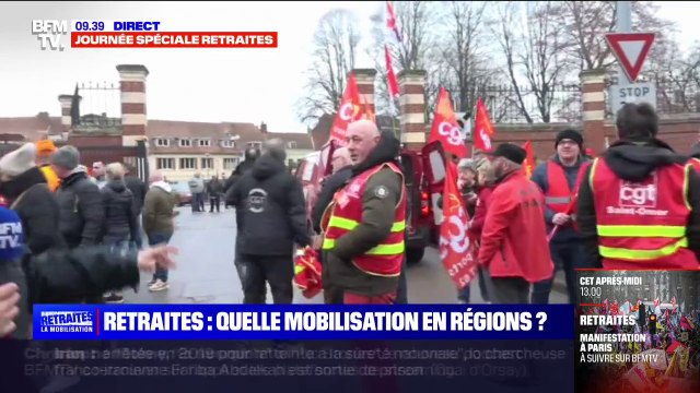 Retraites: à Saint-Omer, les syndicats espèrent 6000 à 8000 manifestants