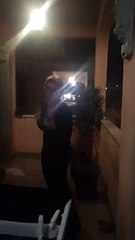 Son Jumps Out and Scares His Mom