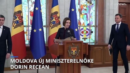 Dorin Recean Moldova új miniszterelnöke