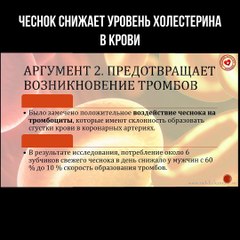 Чеснок снижает уровень холестерина в крови