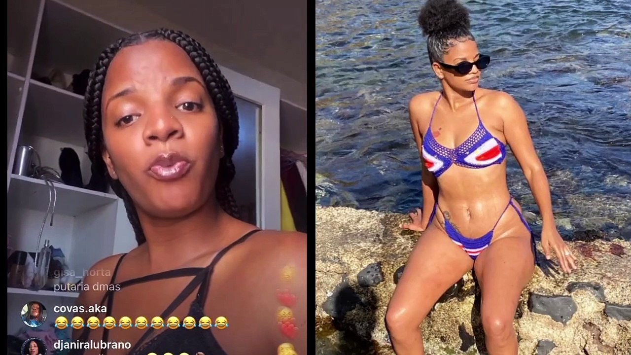 Vanessa ataka amiga em direto