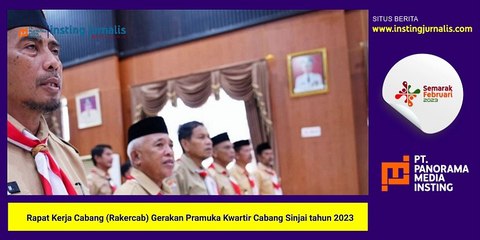 Rapat Kerja Cabang (Rakercab) Gerakan Pramuka Kwartir Cabang Sinjai tahun 2023
