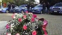 Vittime Foibe: il Questore di Andria Roberto Pellicone depone una corona di fiori in memoria del Commissario Giovanni Palatucci
