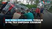 Dua Xenia Kecelakaan, Terbalik di Pal Tilu Simpenan Sukabumi