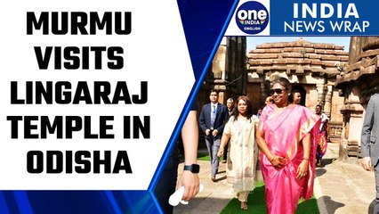 Murmu pays obeisance at Lingaraj Temple on second day of Odisha visit | Oneindia News