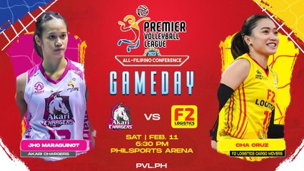 GAME 2 FEB 11, 2023 | AKARI CHARGERS vs F2 LOGISTICS | ALL-FILIPINO CONFERENCE