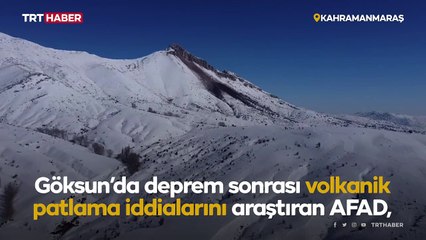 AFAD: Bölgede volkanik patlama yaratacak yapı kayaç grubu yok