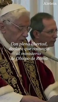 10 años de la renuncia de Benedicto XVI
