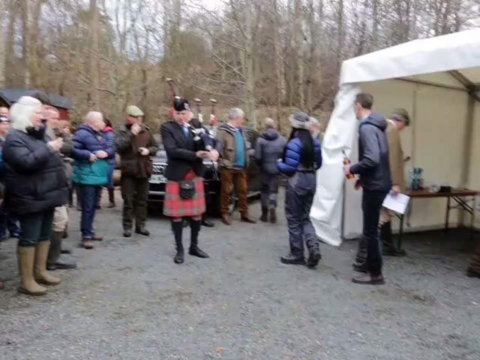 Procession to the opening of the Deveron in Turriff