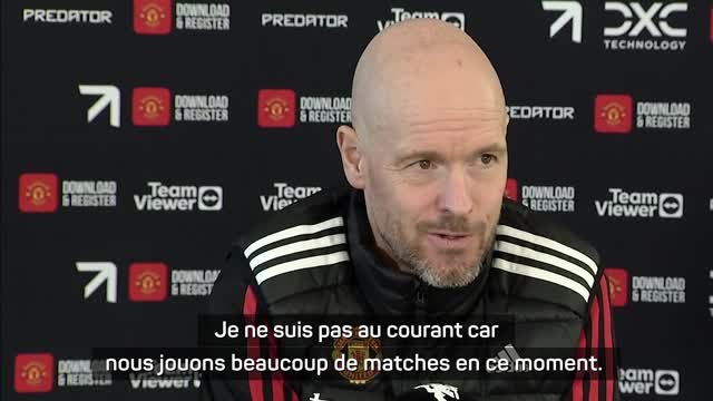 Man United - Ten Hag ouvert à la Super Ligue : Si c'est en faveur du football, c'est toujours bon