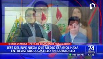 Ventura anuncia que citarán a Pedro Castillo por presunta entrevista a medio extranjero