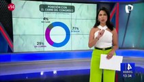 Datum: El 71 % de peruanos quiere la renuncia de Dina Boluarte