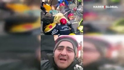 127 saat sonra gelen mutluluk Azerbaycanlı ekibi ağlattı